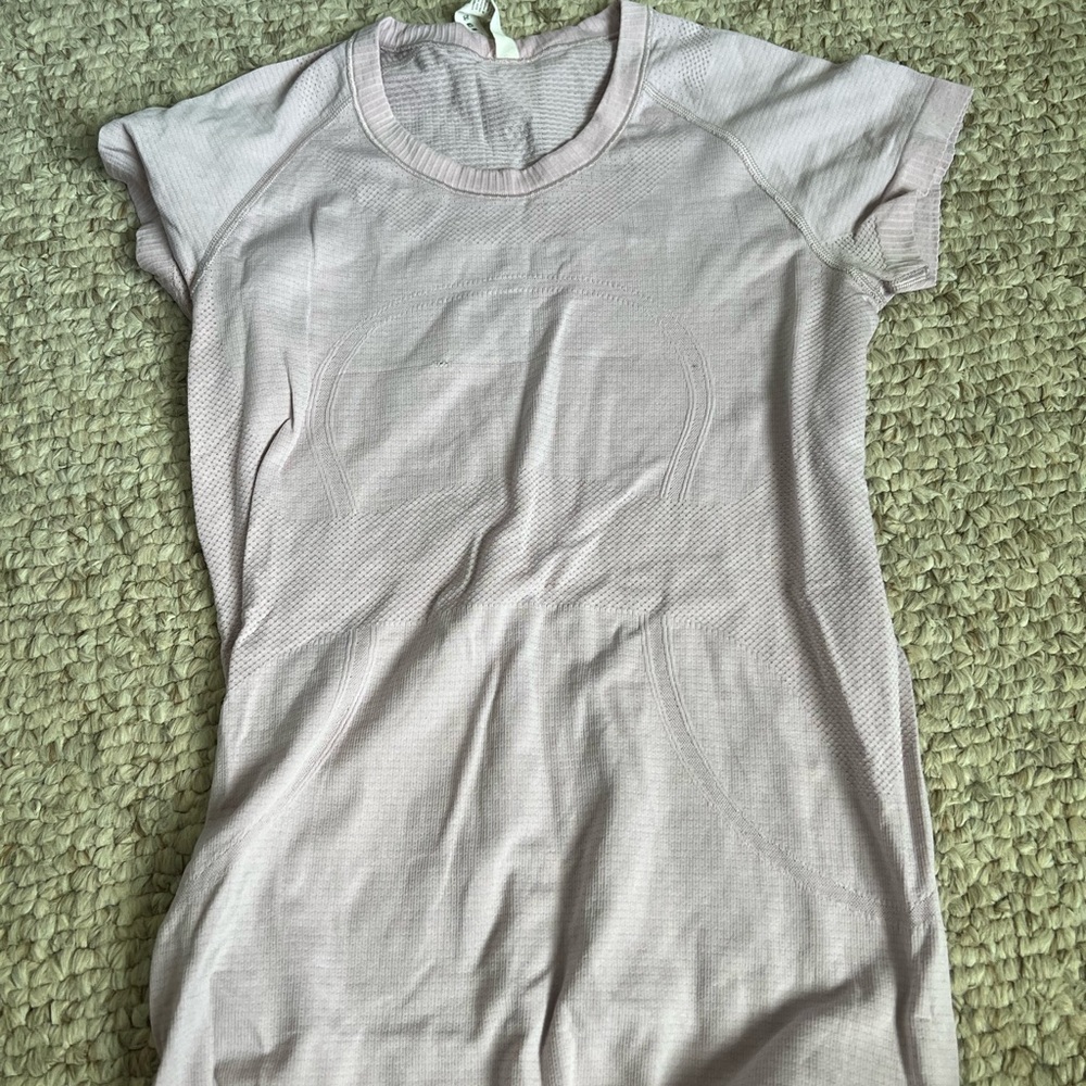 Lululemon shirt blush pink